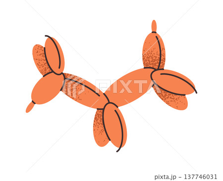 Cute balloon dog kids birthday Cute balloon dog kids birthday 137746031