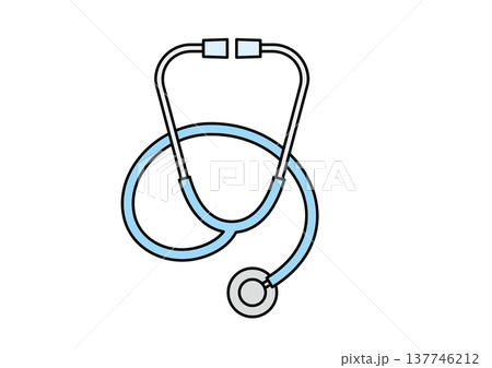 シンプルな聴診器 137746212