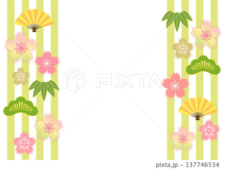 和柄の背景 和柄の背景 137746534