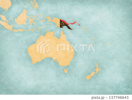 Map of Australasia - Papua New Guinea Map of Australasia - Papua New Guinea 137746643