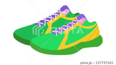 Basketball sneaker shoe flat pair. Comfortable casual sport footwear for street ball, city walk modern wardrobe for man Basketball sneaker shoe flat pair. Comfortable casual sport footwear for street ball, city walk modern wardrobe for man 137747263