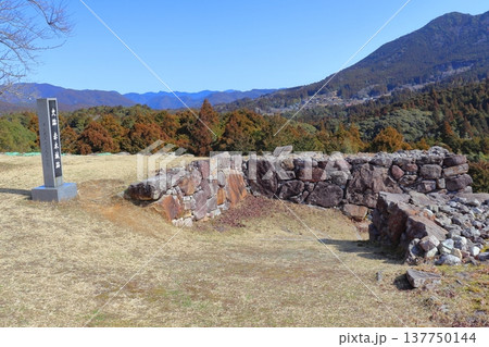 赤木城 本丸跡の石垣（三重県熊野市） 137750144