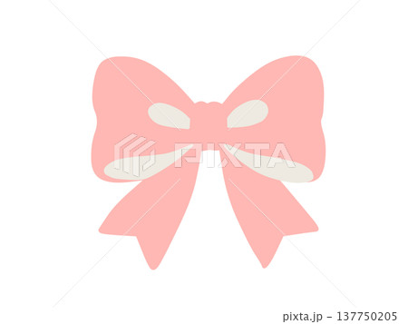 かわいいリボンのイラスト 137750205