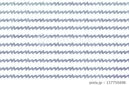ギザギザの線のパターン(ホワイト×グレー) 137750896