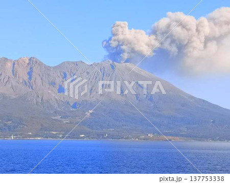 桜島の噴火 桜島の噴火 137753338
