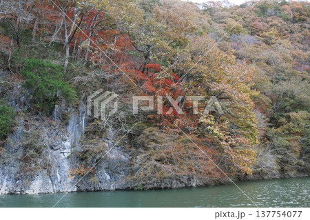秋の帝釈峡 神龍湖 秋の帝釈峡 神龍湖 137754077