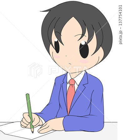 板書している男子生徒 板書している男子生徒 137754101