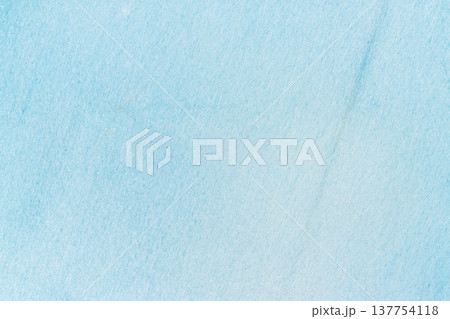 繊維が見える水色の紙面 137754118