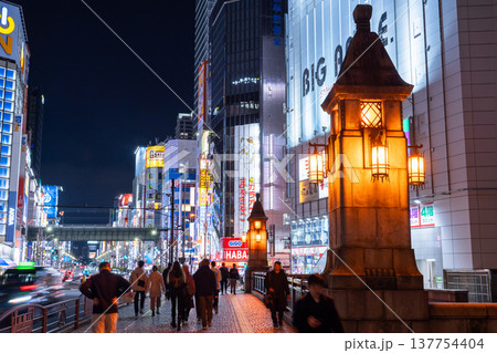 《東京都》秋葉原電気街・都市夜景 137754404