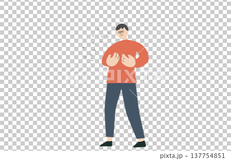 自分に自信を持つ男性 自分に自信を持つ男性 137754851