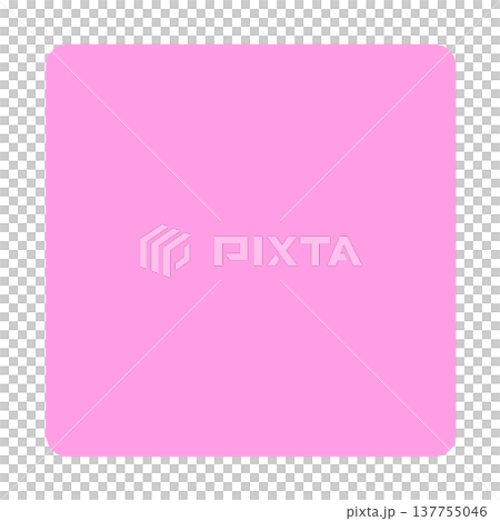 Simple pink squares with rounded corners, suitable for backgrounds and icons. 137755046