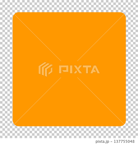A simple orange square with rounded corners, suitable for use as a background or icon. 137755048