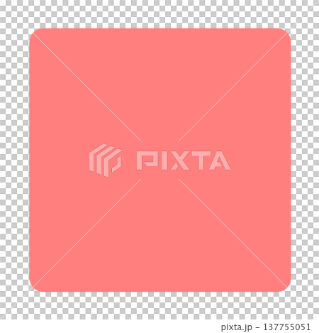 A simple light red square that can be used as a background or icon. 137755051