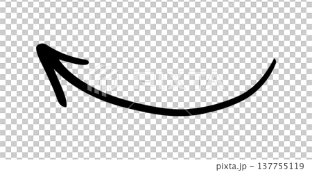 手寫左箭頭黑色 手寫左箭頭黑色 137755119