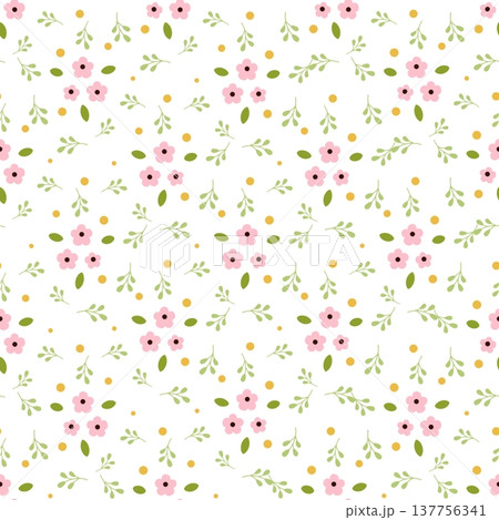 Tiny flowers background  137756341