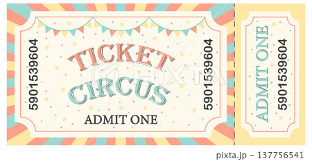 a circus ticket for one person 137756541