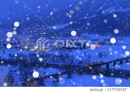 雪降る根室本線 雪降る根室本線 137756597