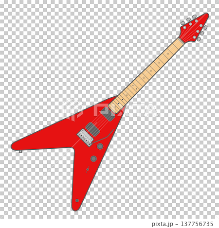 エレキギターのアイコン 137756735