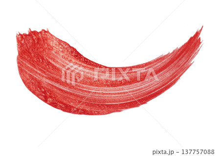 Red paint brush for background. Red paint brush for background. 137757088