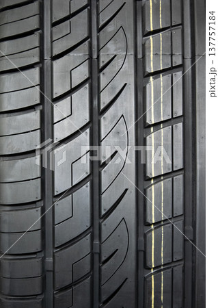 Car tire background, Tyre texture closeup background. Car tire background, Tyre texture closeup background. 137757184