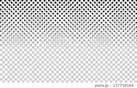 Simple and pop halftone dot background 137759164