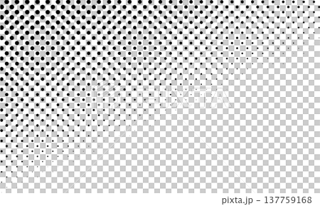 Simple halftone dot diagonal background 137759168