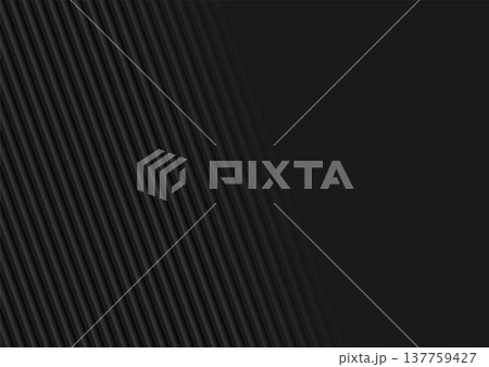Black minimal stripes technology abstract background Black minimal stripes technology abstract background 137759427