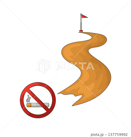 Illustration of No Smoking Goal 137759992