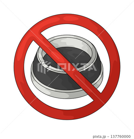 Illustration of No Ashtray Illustration of No Ashtray 137760000