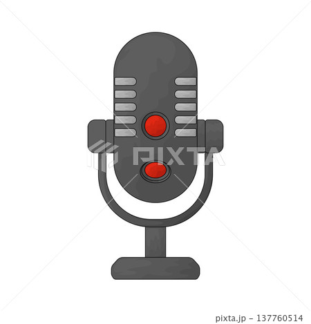 Illustration of microphone Illustration of microphone 137760514