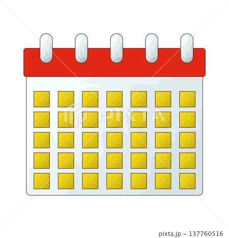 Illustration of calendar 137760516