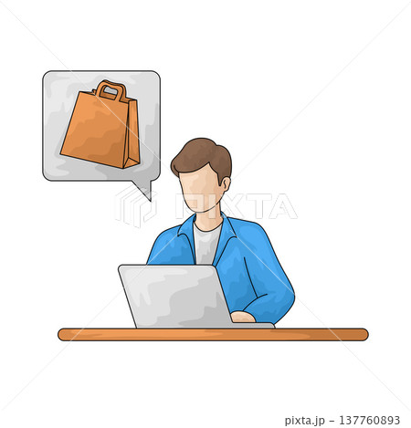 Illustration of Influencer Illustration of Influencer 137760893