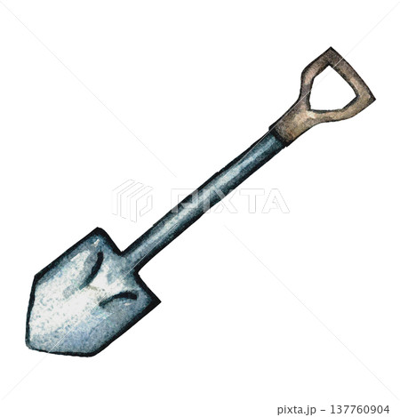 Gardening Shovel Illustration Gardening Shovel Illustration 137760904