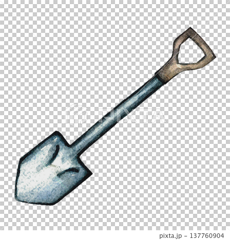 Gardening Shovel Illustration Gardening Shovel Illustration 137760904