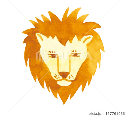 ライオンのイラスト|動物 百獣の王 ライオンのイラスト|動物 百獣の王 137761086
