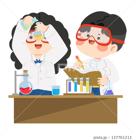 Children Conducting Science Experiment Children Conducting Science Experiment 137761213