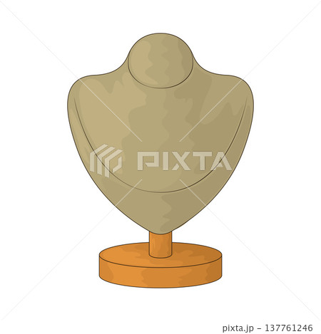 Illustration of Necklace Stand Illustration of Necklace Stand 137761246