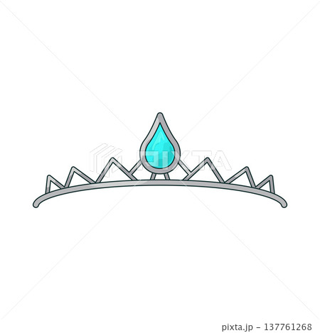 Illustration of tiara 137761268