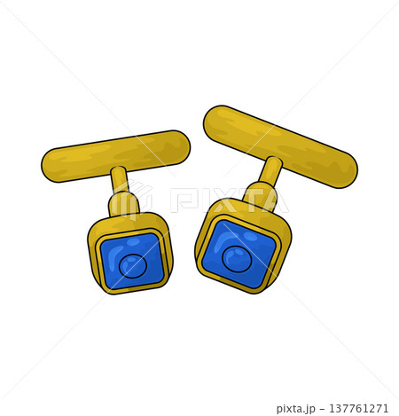 Illustration of Cufflinks Illustration of Cufflinks 137761271