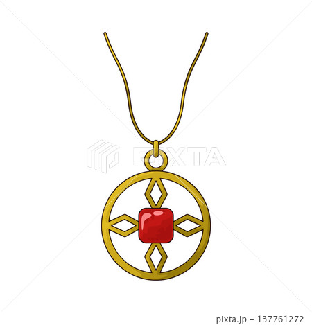 Illustration of Necklace Illustration of Necklace 137761272