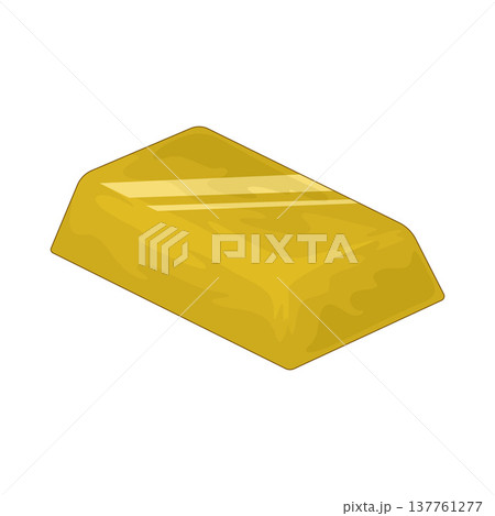 Illustration of Gold Bar Illustration of Gold Bar 137761277