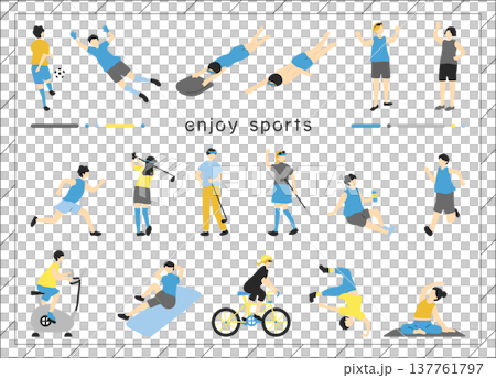 People who enjoy sports People who enjoy sports 137761797