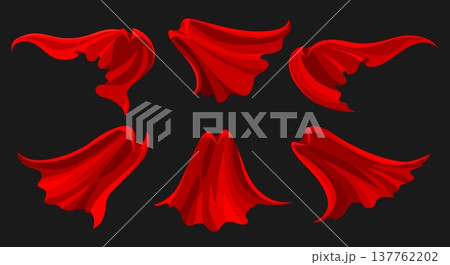 Superhero red cape set Superhero red cape set 137762202