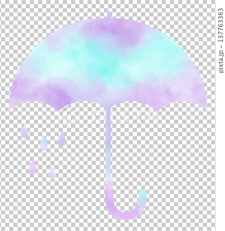 Illustration of umbrella 137763363