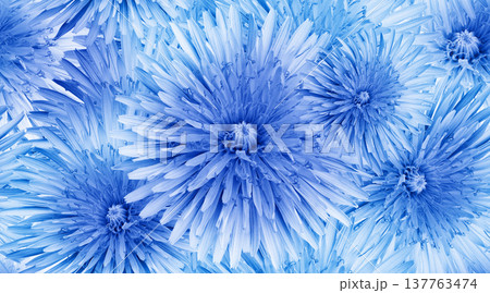 Seamless floral background. Flower dandelion and petals peonies. Close up. Seamless floral background. Flower dandelion and petals peonies. Close up. 137763474