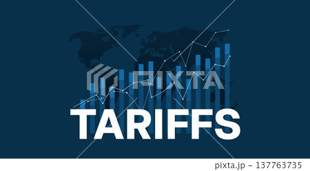 Global Trade Tariffs Concept with Financial Growth Chart. International Tariffs and Global Economy Analysis Illustration Global Trade Tariffs Concept with Financial Growth Chart. International Tariffs and Global Economy Analysis Illustration 137763735