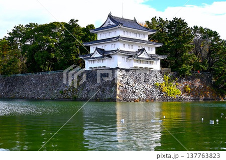 名古屋城西北隅楼のある風景 137763823