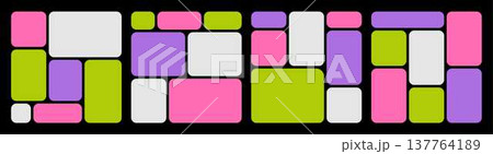 Modern Bento Grid Vector Template Set With Clean Geometric Panels. Trendy Layout System For Photo Collages, Web Pages, And Digital Presentations Modern Bento Grid Vector Template Set With Clean Geometric Panels. Trendy Layout System For Photo Collages, Web Pages, And Digital Presentations 137764189
