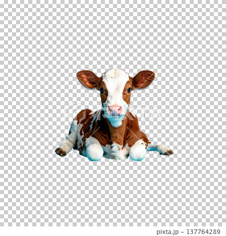 Illustration of a cow on a white background. Illustration of a cow on a white background. 137764289