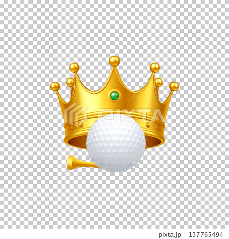 golden royal crown on a black background golden royal crown on a black background 137765494